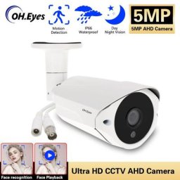 Caméra de Surveillance Bullet extérieure AHD HD 5MP/H.265 dispositif de sécurité sans fil étanche