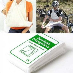 Bandage médical de premiers secours triangulaire fixation de fracture trousse de premiers soins