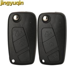 Jingyuqin-Clé télécommande de voiture à 2/3 boutons pour Fiat Ducato KIT Boxer cristaux en