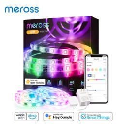 HomeKit-Bande lumineuse LED intelligente WiFi version US EU UK RVB prise en charge d'Alexa