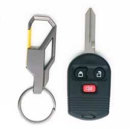 WFMJ – porte-clés télécommande intelligente à 3 boutons coque de chaîne pour Ford F-250 F-350