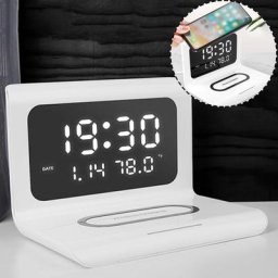 Smart Home airies avec alarme LED sans fil chargeur numérique innovant multifonction compatible