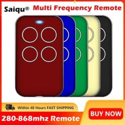 Télécommande universelle de portail de garage balayage automatique copie morte multiple code
