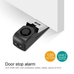 Mini alarme de vibration sans fil 120dB arrêt de porte système de sécurité système de blocage de