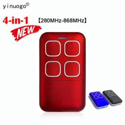Télécommande de porte de Garage 4 en 1 280MHz-868MHz télécommande de porte multifréquence pour