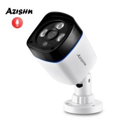 AZISHN – caméra de surveillance bullet extérieure IP POE HD 2MP/1080P/25fps dispositif de sécurité