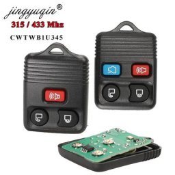 Jingyuqin – télécommande à 2/3/4 boutons 315/433MHz transpondeur sans clé pour voiture Ford Mazda