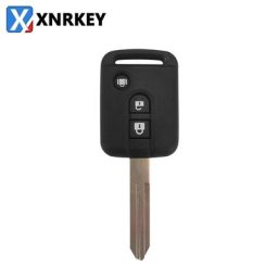 XNRKEY-Coque de clé de voiture à distance à 3 boutons pour Nissan Micra 350Z étui de clé