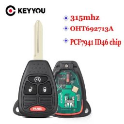 KEYYOU – porte-clés de voiture 315Mhz pour Jeep Wrangler Patriot 2009 – 2018 entrée sans clé