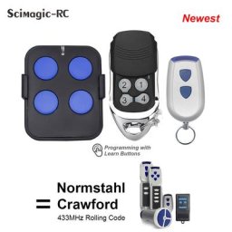 Pour Normstahl / Crawford Standard Steel EA433 2KS 4KS RCU N002800 Télécommande de porte de garage