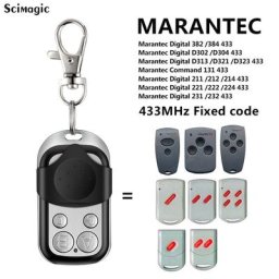 Télécommande de porte de garage numérique MARANTEC 433.92MHz 382 384 D302 D304 D313 D321
