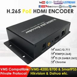 PoE H.disparates 1080P HDMI Network Video Enprint Convient pour IPTV CCTV permission Live Broadcast