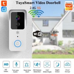 Sonnette vidéo sans fil Tuya interphone visuel numérique garde électronique étanche caméra de