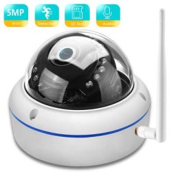 BESDER – caméra IP WiFi 5MP sans fil Audio pour la sécurité de la maison Version nuit caméra