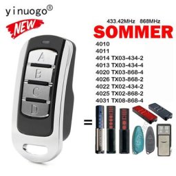 SOMMER Télécommande 433.42MHz 868MHz Pour SOMMER 4014 4013 4022 4020 4025 4010 4011 4031
