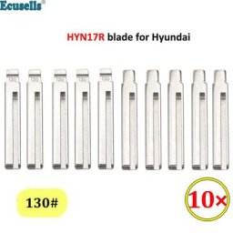 Clé universelle à rabat numéro 130 HYN17R 130 # pour Hyundai Santa Fe KD lot de 10 pièces