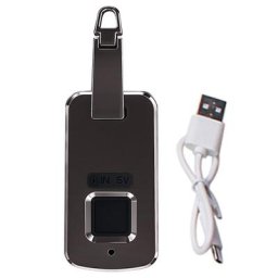 Cadenas antivol à empreintes digitales pour filles femmes hommes sac à main bagage sac à dos