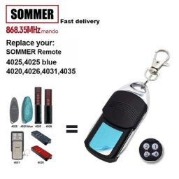SOMMER – télécommande 868 pour SOMMER 4020/4026/868 mhz ouvre-porte Clone de télécommande