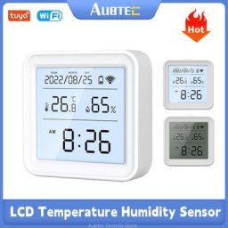 Capteur intelligent de température et d'humidité avec écran LCD hygromètre rétro4.2 WiFi Smart