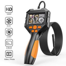 Caméra endoscopique industrielle 1080P écran LCD IPS 2.8 "" pour inspection endoscope de tuyau et