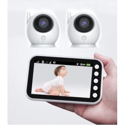Moniteur bébé avec caméra écran 4.2 "" vision nocturne n'aime audio bidirectionnel VOX