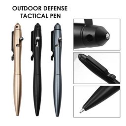Stylo à encre gel en alliage d'aluminium pratique solide rétro action de 2 2 outil d'écriture