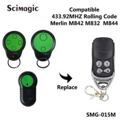 Merlin M832 M842 M844 M230T M430R 433.92MHz Code roulant ouvre-porte de Garage télécommande