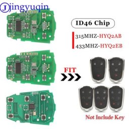 Jingyuqin – Circuit imprimé de remplacement pour clé télécommande intelligente 315/433MHZ HYQ2AB