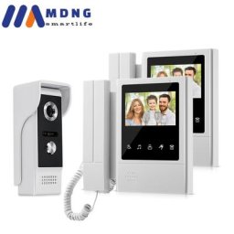 Système d'interphone vidéo filaire pour maison sonnette pour villa téléphone de porte moniteur