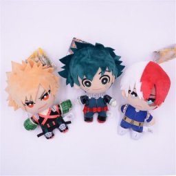Peluche Boku No My ForeAcademia Midoriya Izuku Deku Bakugou Katsuki Tpistolet oki ShPain Cosplay