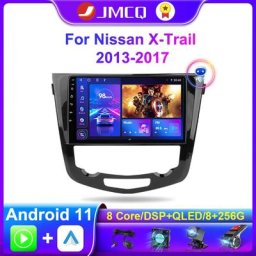JMCQ-Autoradio Android 11.0 avec Lecteur DVD et Vidéo Navigation Carplay Limitation Nissan