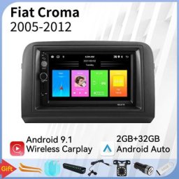 Autoradio Android pour Fiat Croma 2005-2012 Lecteur de Limitation Navigation Unité Centrale
