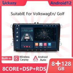 Autoradio multimédia stéréo Android 12 2 Din pour voiture Amarok volkswagen Passat B6 B7 CC