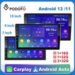 PodoNuremberg-Autoradio Android 11 32 Go 2 Din 7 ""/9""/10 "" WiFi universel GPS lecteur de