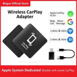 Birgus-Adaptateur Apple Carplay pour voiture connexion sans fil Bluetooth Audi Mercedes Honda