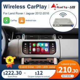 Carplay sans fil pour Land Rover/Jaguar/Range Rover/Evoque/Discovery 2012 – 2016 Android Auto Ai DSP