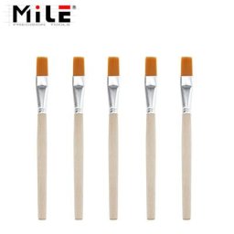 MILE-Brosse à poussière douce avec manche en bois pour réparation de téléphone portable tablette