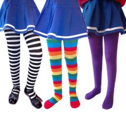 Collants à rayures pour enfants Cosplay d'halloween bas pour bébés garçons et filles Costumes de
