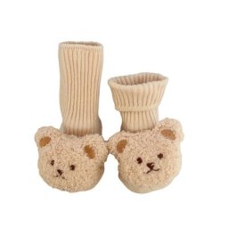 Chaussettes antidérapantes pour bébé de 0 à 12 mois nouvelle mode ours de dessin animé longues