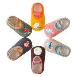 Chaussettes de sol antidérapantes pour bébé semelle en caoutchouc ne se déforme pas chaussures de