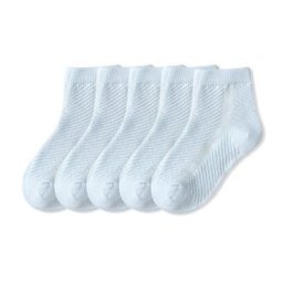 5 paires/lot enfants coton chaussettes garçon fille bébé mignon dessin animé respirant maille pour
