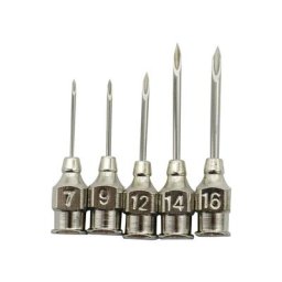 Tête d'épingle d'injection de poulet en acier inoxydable 304 10 pièces pour toutes sortes