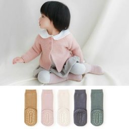 Chaussettes antidérapantes pour bébé chaussettes épaisses en coton doux pour la marche en