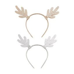 Bandeau de sauna en forme de bois de cerf à paillettes pour enfants et adultes cerceau à cheveux de