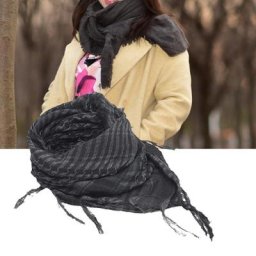 Keffiyeh – foulard à carreaux en coton pour femme foulard unisexe léger Pashmina châle hijab