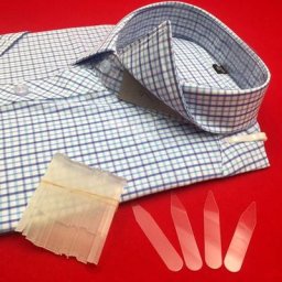 Chemise à col en plastique pour homme 200 pièces chemise transparente raidissante
