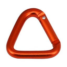 Mousqueton Triangle à verrouillage automatique Mini porte-clé en aluminium Camping en plein air