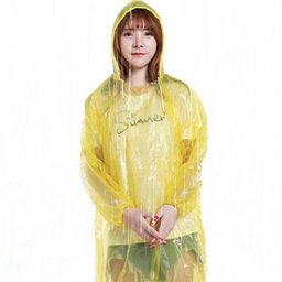 Imperméable Portable pour Adultes en Cas d'Urgence Unique Poncho de Voyage et Camping Combinaison