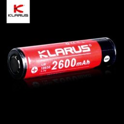 Klarus – batterie de lampe de poche universelle 18650 2600mAh Rechargeable originale Protection