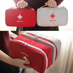 Trousse de premiers secours vide de grande capacité sac de rangement boîte médicale Portable étui
